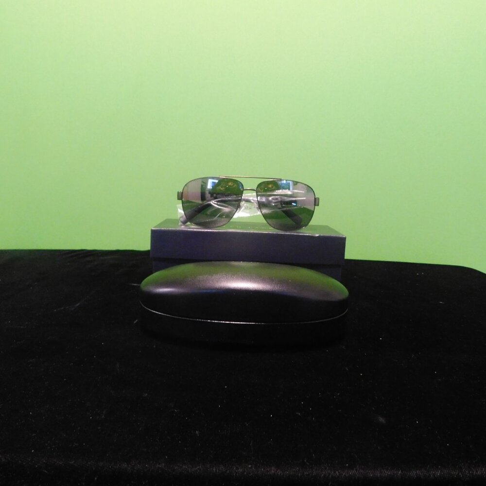 Polo Ralph Lauren PH3110 sunglasses are a men's pilot/aviator-style frame design